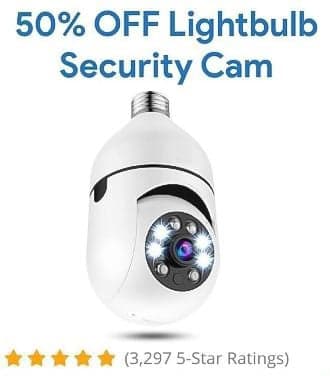 Lightbulb Security Camera