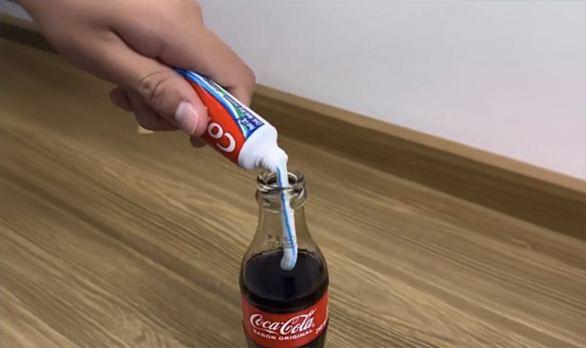 Mix Toothpaste in Your Cola