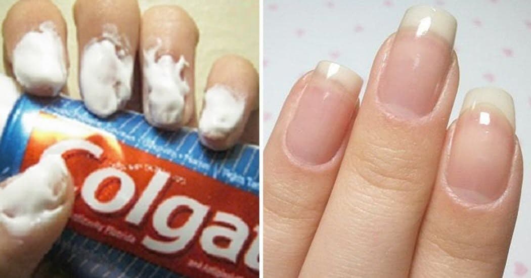 Buff your nails and give them a healthy shine with toothpaste